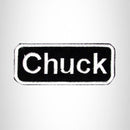 Chuck Iron on Name Tag Patch for Motorcycle Biker Jacket and Vest NB148 - STURGIS MIDWEST INC.