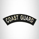 COAST GUARD White on Black Top Rocker Patch for Biker Vest Jacket TR351 - STURGIS MIDWEST INC.