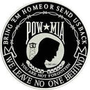 POW MIA you are not forgotten Iron on Center Patch for Biker Vest-STURGIS MIDWEST INC.