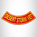 Desert Strom Vet Iron on Bottom Rocker Patch for Vest jacket - STURGIS MIDWEST INC.