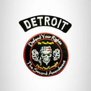 DETROIT Defend Your Rights the 2nd Amendment 2 Patches Set for Vest Jacket - STURGIS MIDWEST INC.