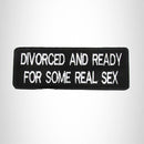 Divorced and Ready for Iron on Small Patch for Motorcycle Biker Vest SB1012 - STURGIS MIDWEST INC.