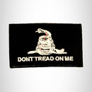 Don't Tread on me White on Black Small Patch Sew on for Biker Vest SB758 - STURGIS MIDWEST INC.