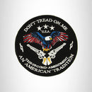 DON'T TREAD ON ME with EAGLE Iron on Small Patch for Biker Vest SB910 - STURGIS MIDWEST INC.