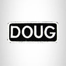 Doug Iron on Name Tag Patch for Motorcycle Biker Jacket and Vest NB155 - STURGIS MIDWEST INC.