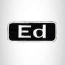 ED Iron on Name Tag Patch for Motorcycle Biker Jacket and Vest NB156 - STURGIS MIDWEST INC.