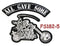 All gave some Grim Reaper writing motorcycle Iron on Patch for Biker Vest FS182-5-STURGIS MIDWEST INC.