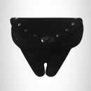 Motorcycle windshield bag 1 compartments pocket black Studded