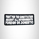Fight for the Constitution Small Patch Iron on for Vest Jacket SB512 - STURGIS MIDWEST INC.
