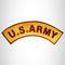 U.S ARMY Iron on Top Rocker Patch for Biker Vest Jacket TR202