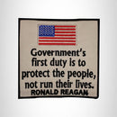 GOVERNMENT'S FIRST DUTY Small Patch Iron on for Vest Jacket SB671 - STURGIS MIDWEST INC.