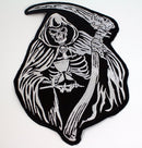 GRIM REAPER Dead Man's Iron on Center Patch for Biker Vest CP216 - STURGIS MIDWEST INC.