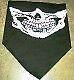 Half bandanna style skull face mask cover - STURGIS MIDWEST INC.
