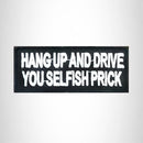 Hang Up and Drive Small Patch Iron on for Vest Jacket SB505 - STURGIS MIDWEST INC.