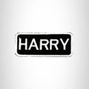 Harry Iron on Name Tag Patch for Motorcycle Biker Jacket and Vest NB163 - STURGIS MIDWEST INC.