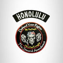 HONOLULU Defend Your Rights the 2nd Amendment 2 Patches Set for Vest Jacket - STURGIS MIDWEST INC.