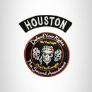 HOUSTON Defend Your Rights the 2nd Amendment 2 Patches Set for Vest Jacket - STURGIS MIDWEST INC.