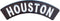 Houston Rocker Patch Small Embroidered Motorcycle NEW Biker Vest Patch-STURGIS MIDWEST INC.