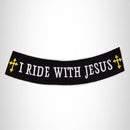 I Ride with Jesus Bottom Rocker for Christian Biker Jacket Vest - STURGIS MIDWEST INC.