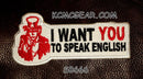 I WANT YOU Small Patch Iron on for Vest Jacket SB666 - STURGIS MIDWEST INC.