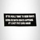 If You Really Want to Know What's Going on Iron on Small Patch for Biker Vest - STURGIS MIDWEST INC.