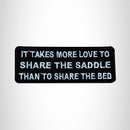 IT TAKES MORE LOVE Small Patch Iron on for Vest Jacket SB564 - STURGIS MIDWEST INC.