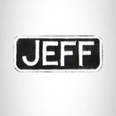 Jeff Iron on Name Tag Patch for Motorcycle Biker Jacket and Vest NB166 - STURGIS MIDWEST INC.