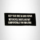 Keep Your Bike in Good Repair Motorcycle Iron on Small Patch for Biker Vest - STURGIS MIDWEST INC.