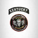 KENTUCKEY Defend Your Rights the 2nd Amendment 2 Patches Set for Vest Jacket - STURGIS MIDWEST INC.