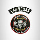LAS VEGAS Defend Your Rights the 2nd Amendment 2 Patches Set for Vest Jacket - STURGIS MIDWEST INC.