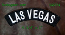 Las Vegas State White on Black Small Rocker Patch Front for Biker Jacket Vest - STURGIS MIDWEST INC.
