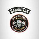 MANHATTAN Defend Your Rights the 2nd Amendment 2 Patches Set for Vest Jacket - STURGIS MIDWEST INC.