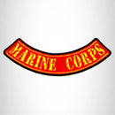 MARINE CORPS Iron on Bottom Rocker Patch for Motorcycle Biker Vest BR456 - STURGIS MIDWEST INC.