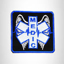 MEDIC WITH WINGS Iron on Small Patch for Biker Vest SB902 - STURGIS MIDWEST INC.