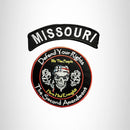 MISSOURI Defend Your Rights the 2nd Amendment 2 Patches Set for Vest Jacket - STURGIS MIDWEST INC.