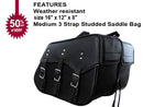 Motorcycle Detachable Saddlebag for Harley Dyna Superglide Low Rider SAD212 - STURGIS MIDWEST INC.