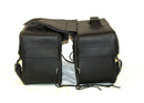 Motorcycle Detachable Saddlebag Zip off Velcro Closure on Lid Two Strap SAD103 - STURGIS MIDWEST INC.