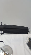 motorcycle handlebar cover black leather plain 5 inches by 2 width - STURGIS MIDWEST INC.