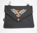 motorcycle leather clip on clutch purse - STURGIS MIDWEST INC.