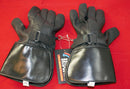 MOTORCYCLE LONG BLACK LEATHER GLOVES SIZE MEDIUM - STURGIS MIDWEST INC.