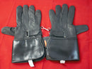 MOTORCYCLE LONG BLACK LEATHER GLOVES SIZE MEDIUM - STURGIS MIDWEST INC.