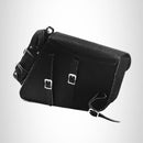 Motorcycle Solo Bag for Harley Davidson Sportster Black Synthetic Leather SOL711 - STURGIS MIDWEST INC.