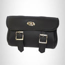 Motorcycle Tool Bag Front Fork Bag Two Strap with Twist Knob Button Lined TLB100 - STURGIS MIDWEST INC.