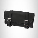 Motorcyle Tool Bag Black Leather Water Resistant Metal Buckle - STURGIS MIDWEST INC.