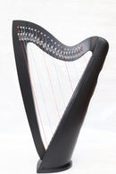 Musical Instrument Black Celtic Irish Lever Harp 22 Strings Free Extra Strings and Tuning key - STURGIS MIDWEST INC.
