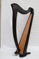 Musical Instrument Black Celtic Irish Lever Harp 36 Strings Free Extra Strings and Tuning key - STURGIS MIDWEST INC.