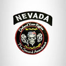 NEVADA Defend Your Rights the 2nd Amendment 2 Patches Set for Vest Jacket - STURGIS MIDWEST INC.