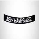 NEW HAMPSHIRE Bottom Rocker Patch for Vest jacket BR395 - STURGIS MIDWEST INC.