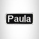 Paula Iron on Name Tag Patch for Biker Jacket and Vest NB136 - STURGIS MIDWEST INC.
