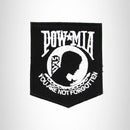 POW MIA YOU ARE Iron on Small Patch for Biker Vest SB856 - STURGIS MIDWEST INC.